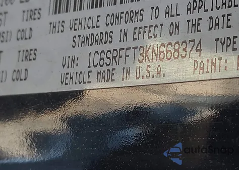 2019 Ram 1500 Big Horn/Lone Star 4X4 5'7 Box from USA, damaged, VIN 1C6SRFFT3KN668374